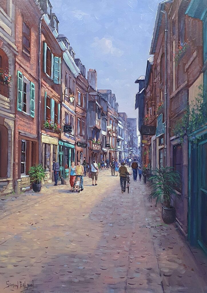 Honfleur tableaux peintre artiste kunstschilder schilderij Simon Balyon