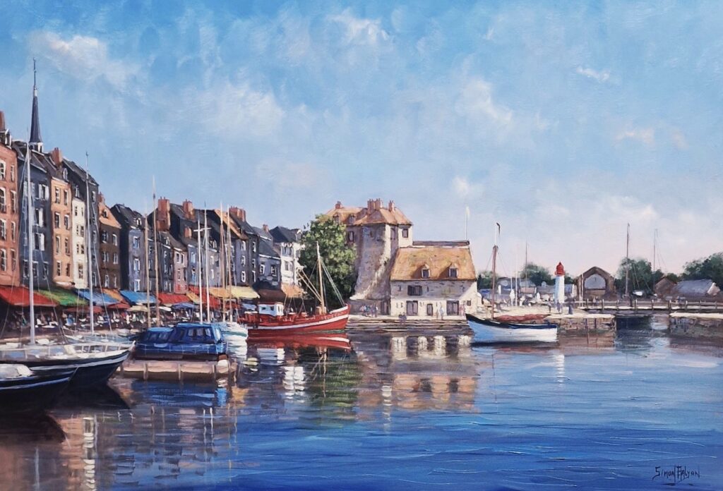 Honfleur Normandie Simon Balyon Kunstschilder