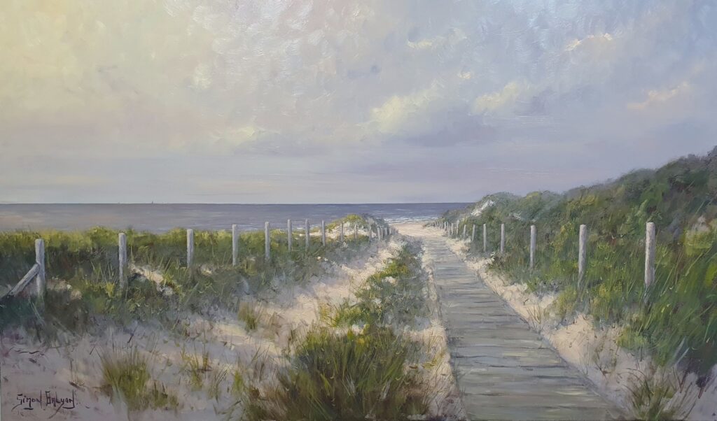 Duinen Zee Strand Kust Meijendel Schilderij Simon Balyon 