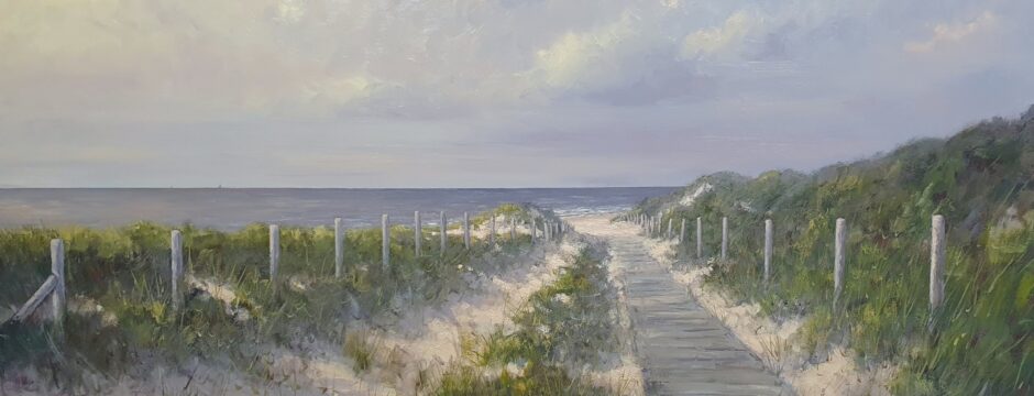 Duinen Zee Strand Kust Meijendel Schilderij Simon Balyon