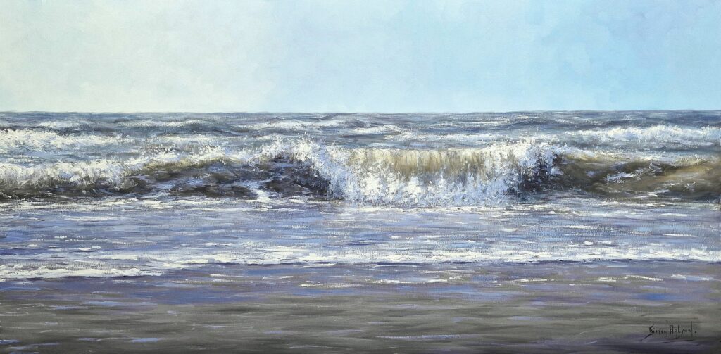 Sonne-Meer-Strand-Dunen-Malerei-Simon-Balyon-2-Sun-Sea-Beach-Dunes-painting-Simon-Balyonzon-zee-strand-duinen-kust-Scheveningen-Katwijk-Noordwijk-Egmond-aan-Zee-schilderij-Simon-Balyon